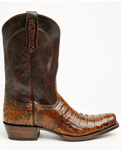 Black 1978® Men's The Mason Exotic Caiman Western Boots - S Brown