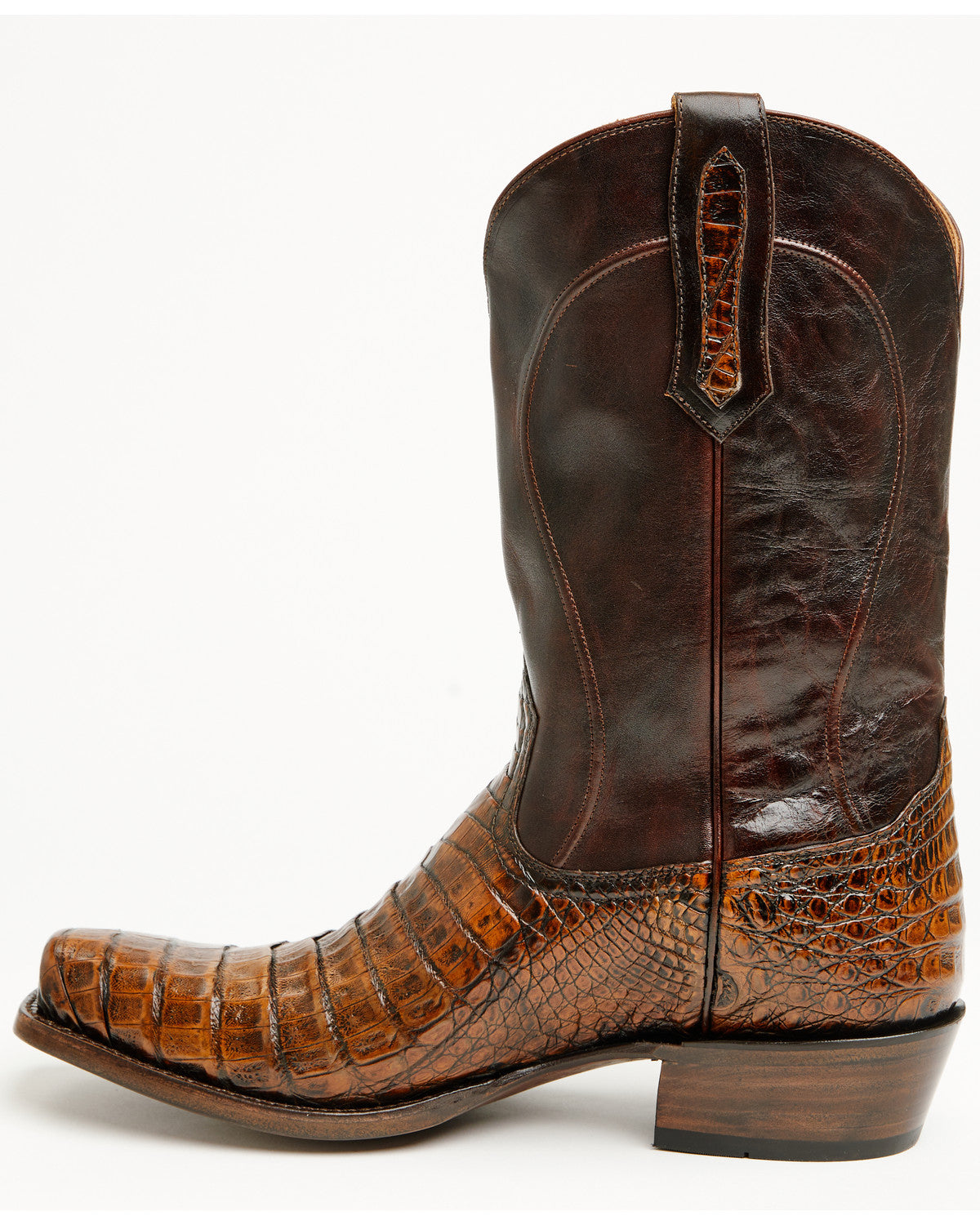 Black 1978® Men's The Mason Exotic Caiman Western Boots - S Brown