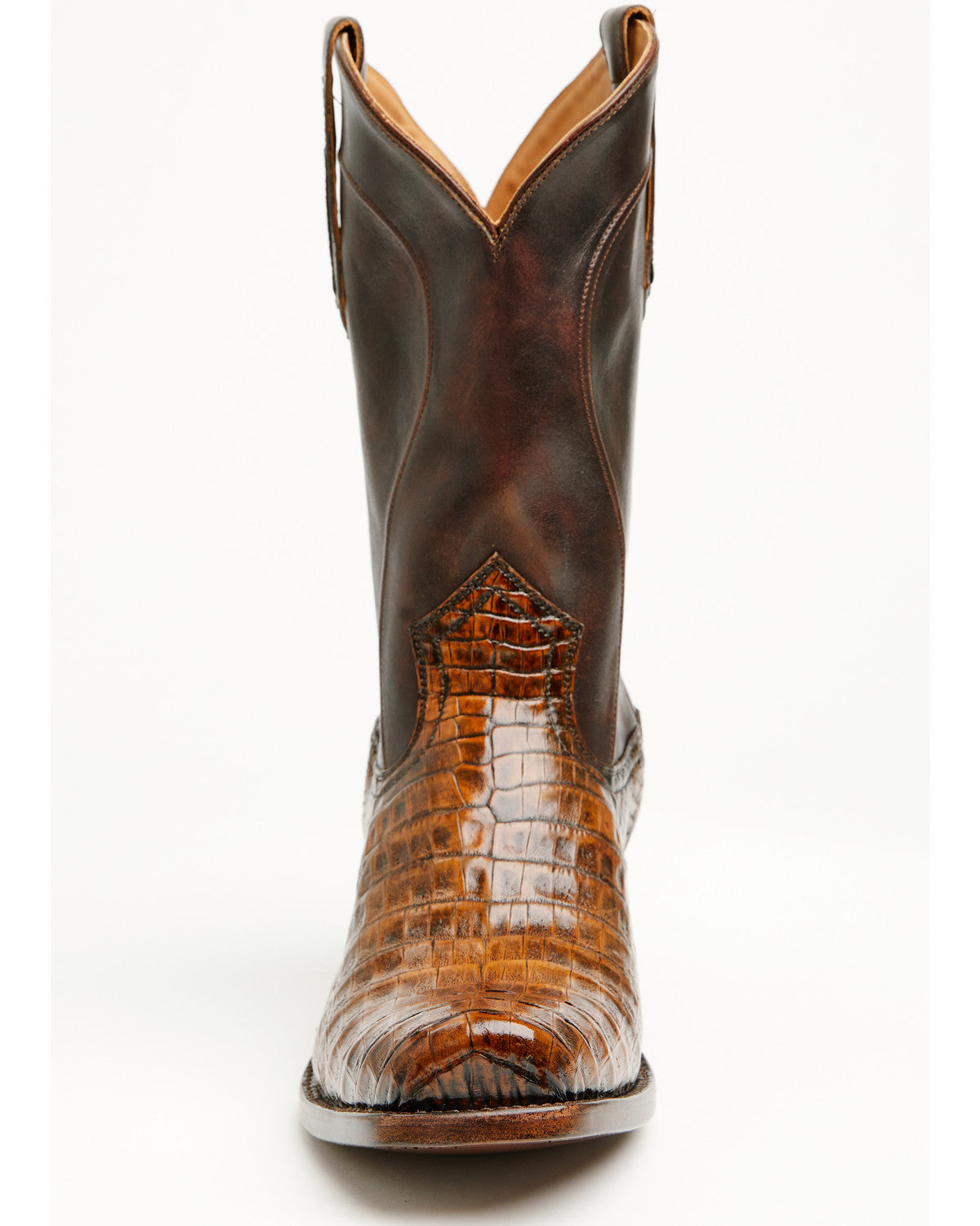 Black 1978® Men's The Mason Exotic Caiman Western Boots - S Brown