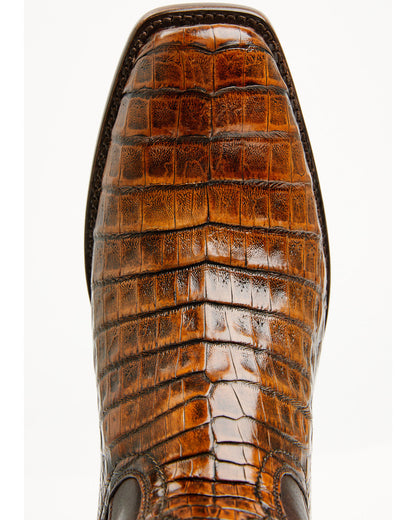 Black 1978® Men's The Mason Exotic Caiman Western Boots - S Brown