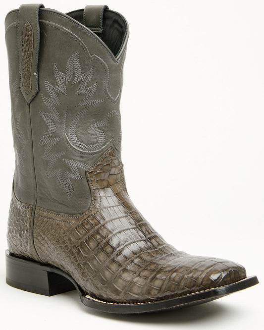 Black 1978® Men's The Hayward Exotic Caiman Belly Western B Grey