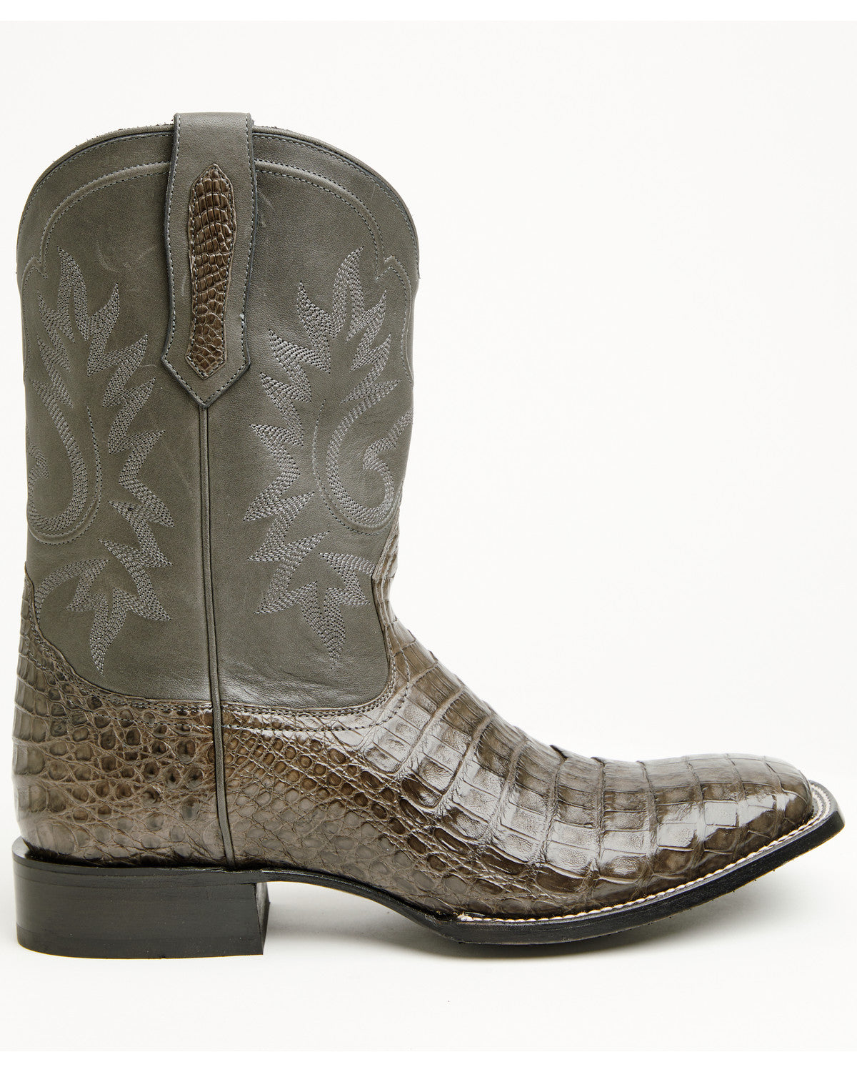 Black 1978® Men's The Hayward Exotic Caiman Belly Western B Grey