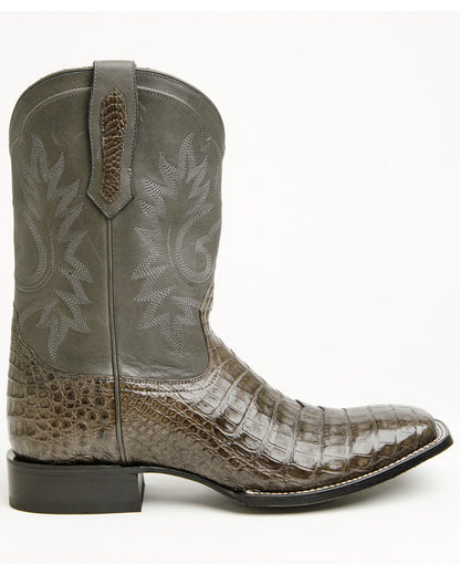 Black 1978® Men's The Hayward Exotic Caiman Belly Western B Grey