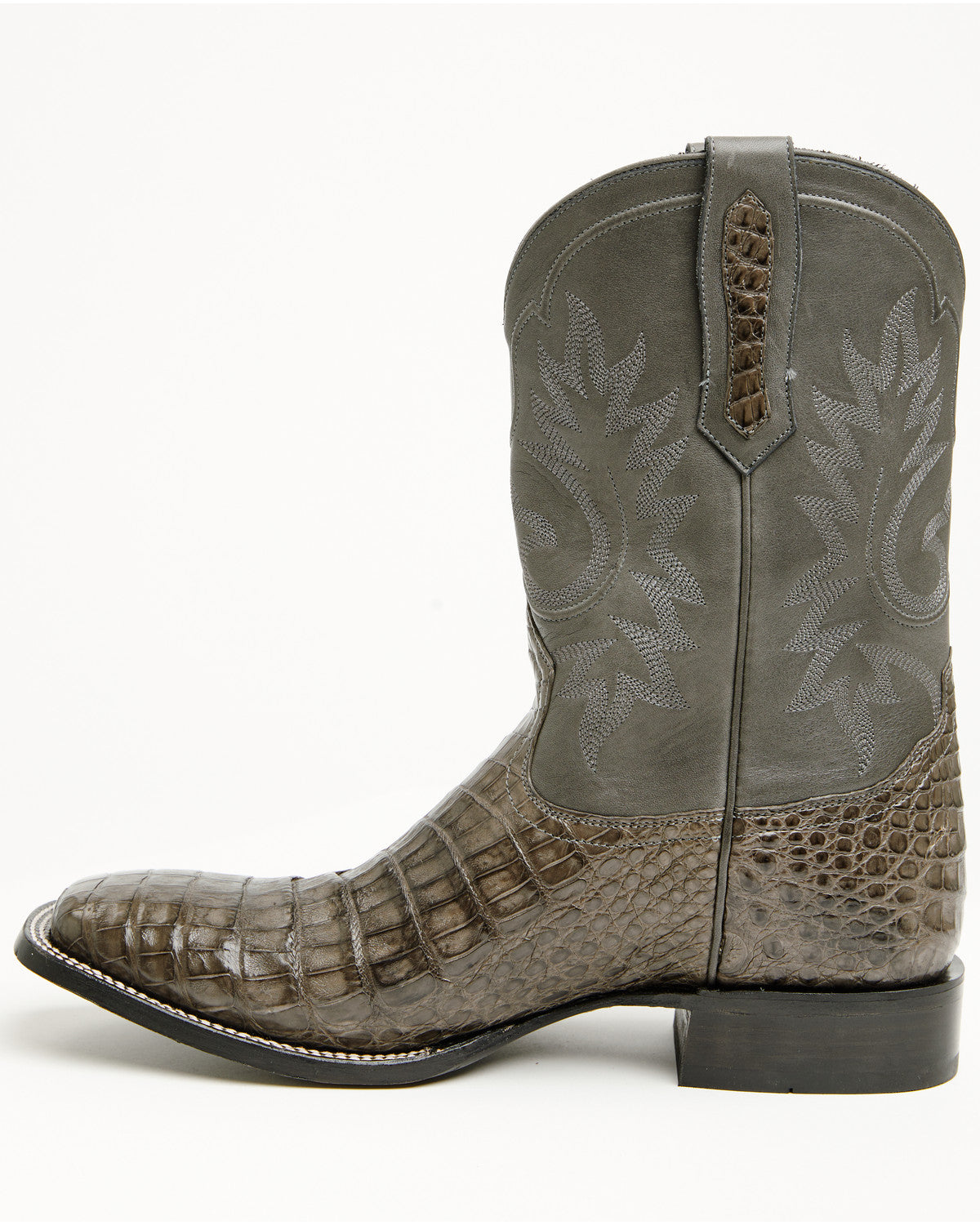Black 1978® Men's The Hayward Exotic Caiman Belly Western B Grey