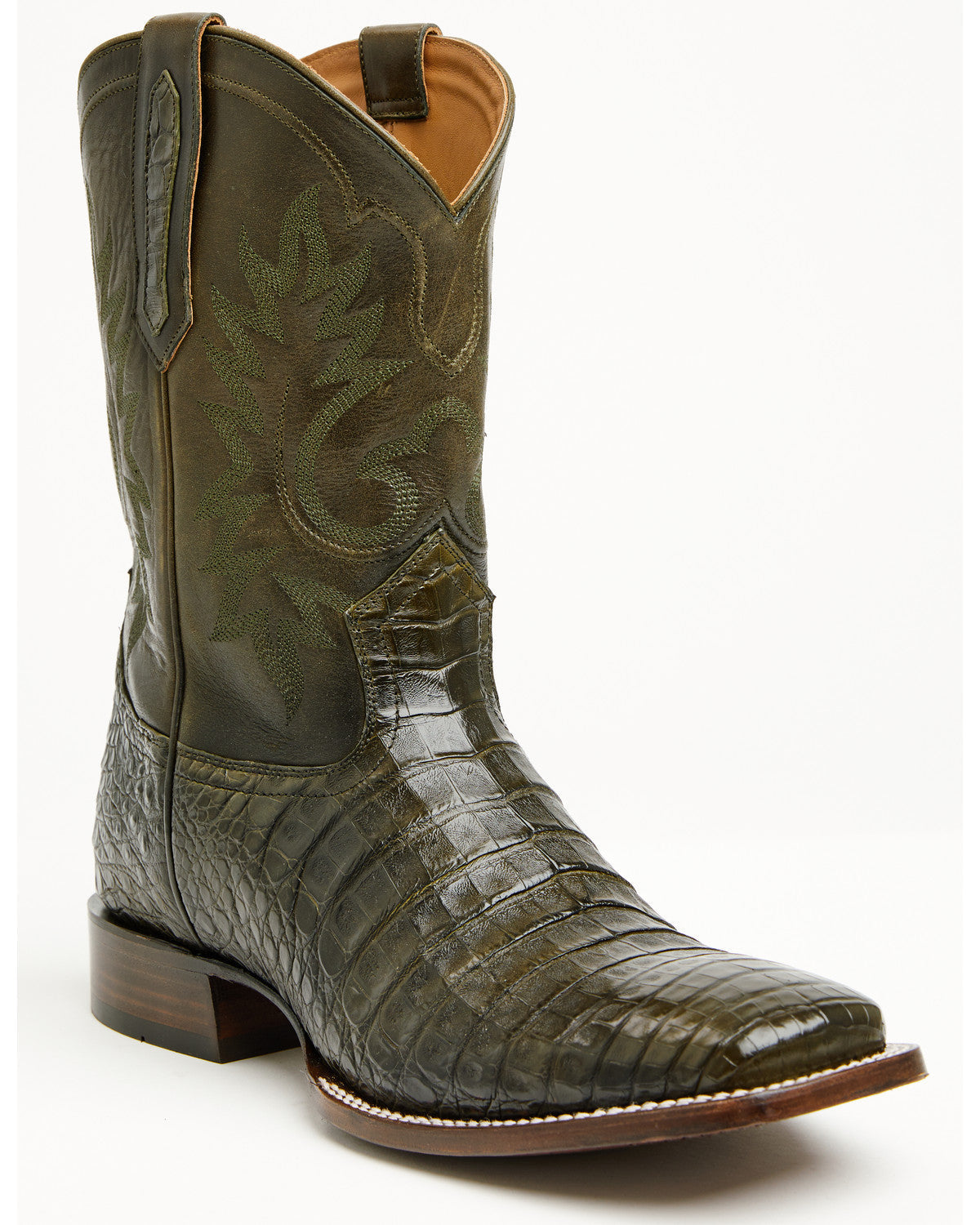 Black 1978® Men's The Hayward Exotic Caiman Belly Western B Green