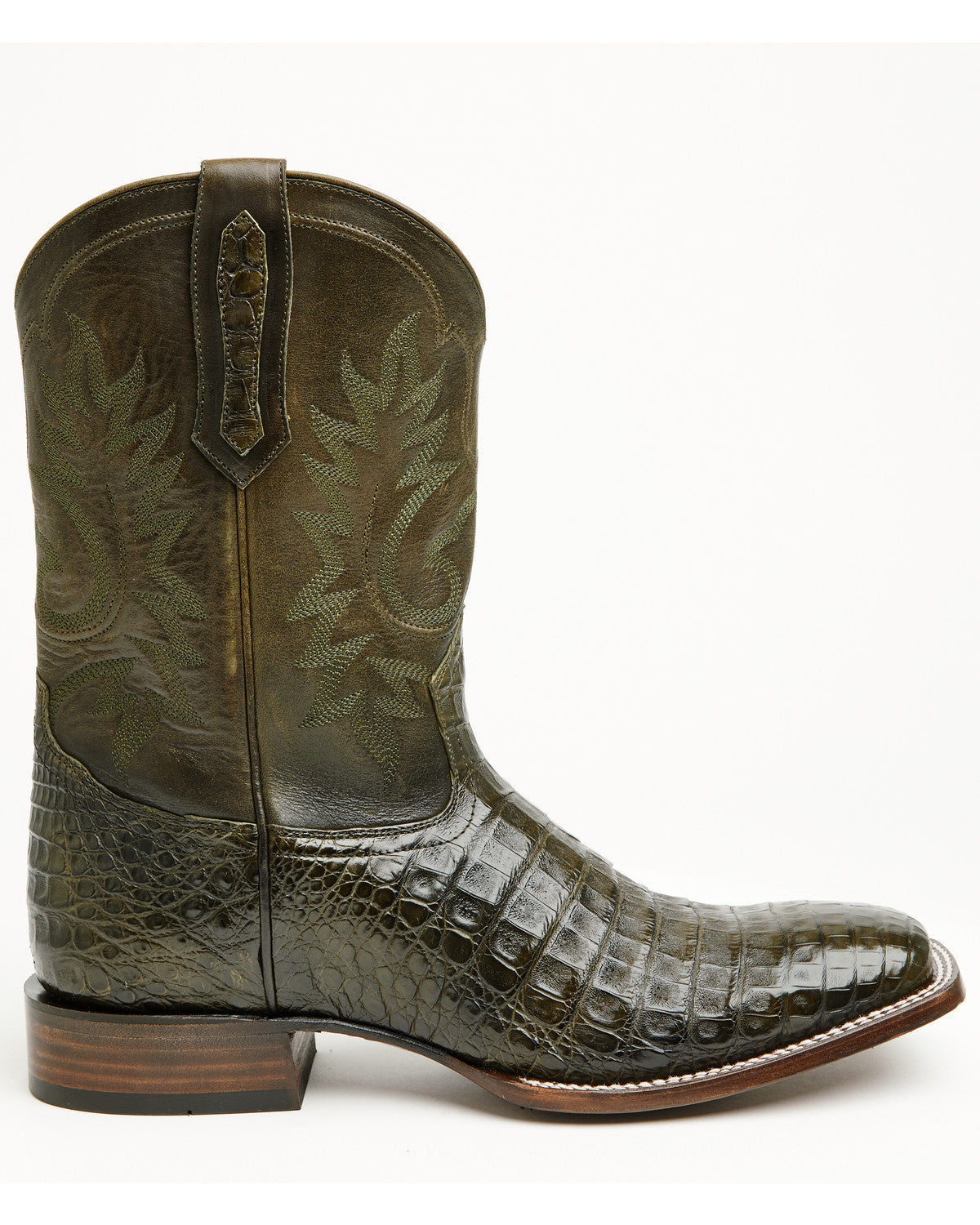 Black 1978® Men's The Hayward Exotic Caiman Belly Western B Green