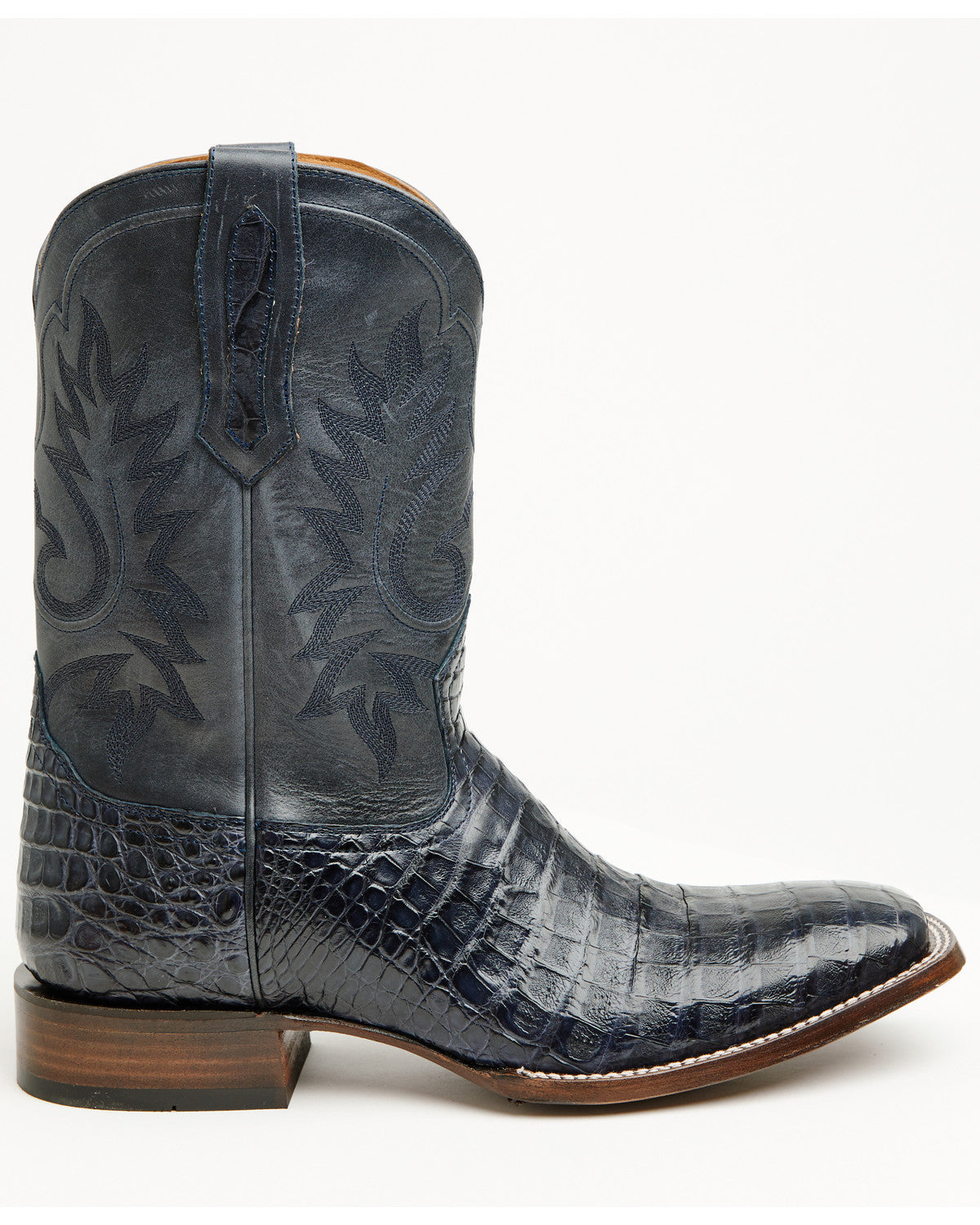 Black 1978® Men's The Hayward Exotic Caiman Western Boots - Navy