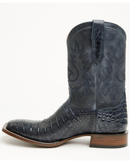Black 1978® Men's The Hayward Exotic Caiman Western Boots - Navy