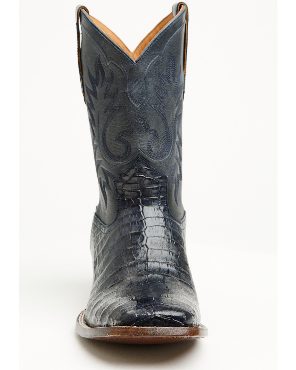 Black 1978® Men's The Hayward Exotic Caiman Western Boots - Navy
