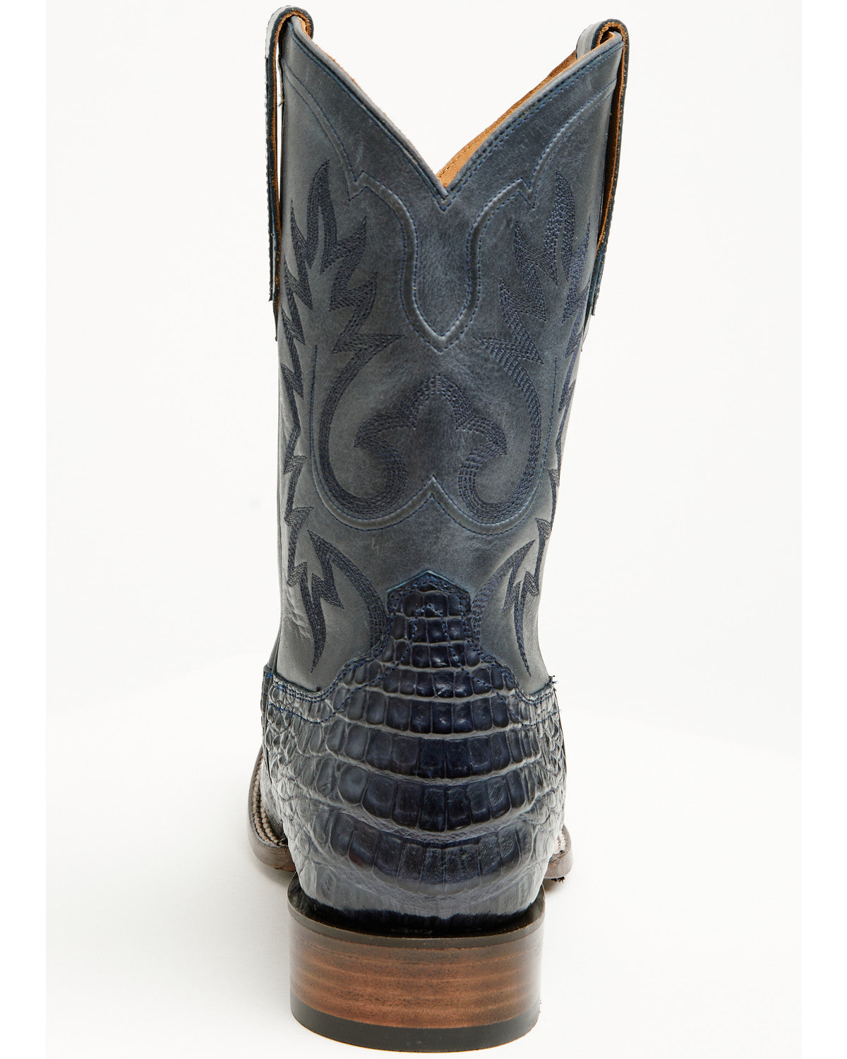 Black 1978® Men's The Hayward Exotic Caiman Western Boots - Navy