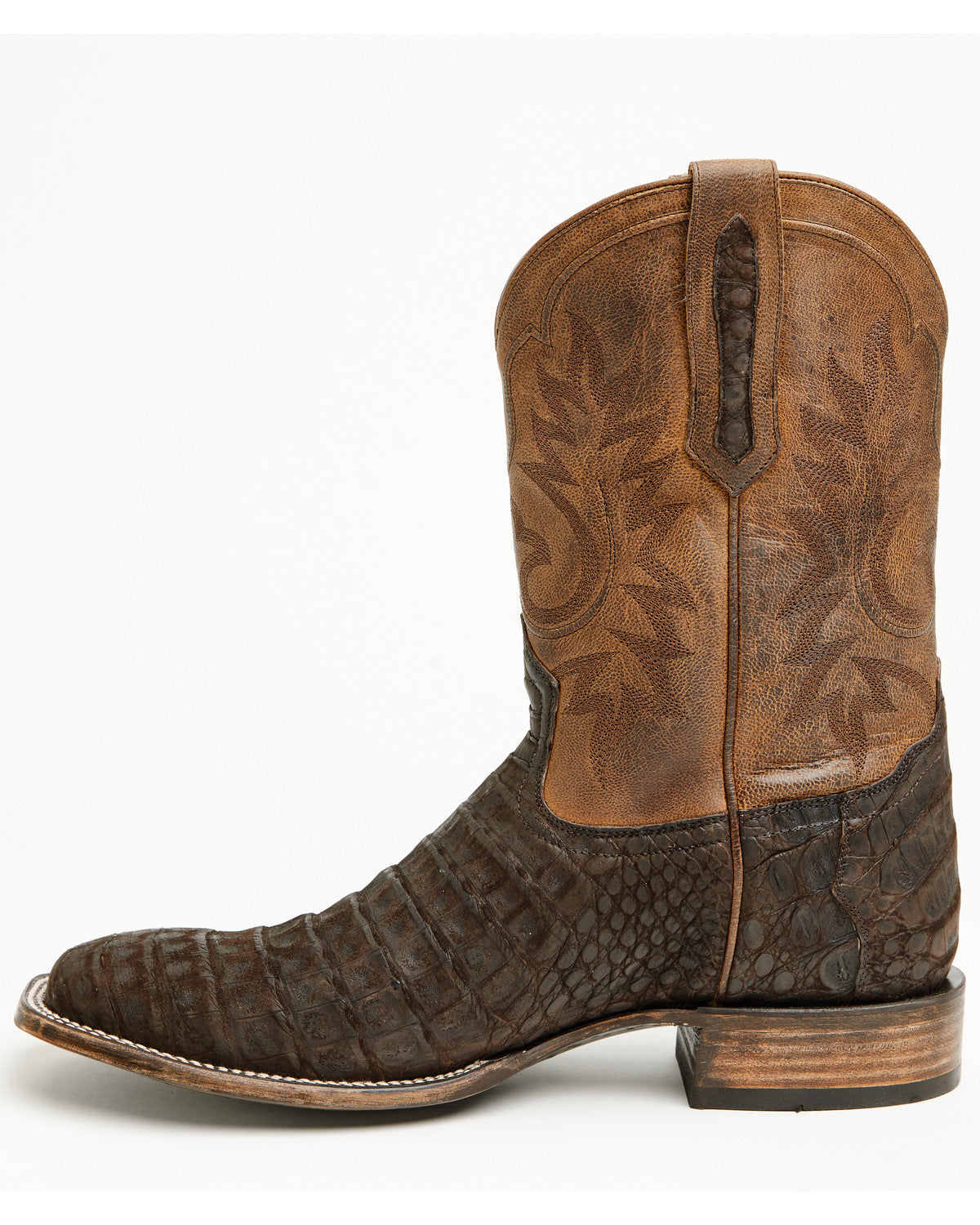 Black 1978® Men's The Hayward Exotic Caiman Belly Western B Brown