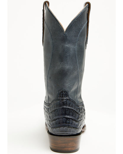 Black 1978® Men's The Mason Exotic Caiman Western Boots - S Navy