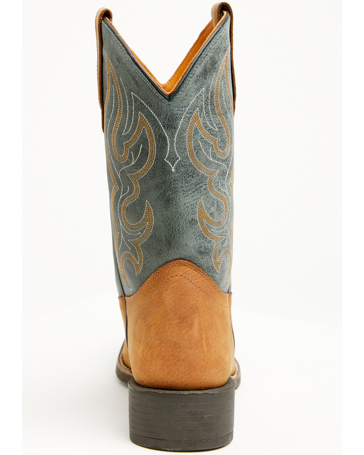 Ace™ Western Boots - Broad Square Toe Blue