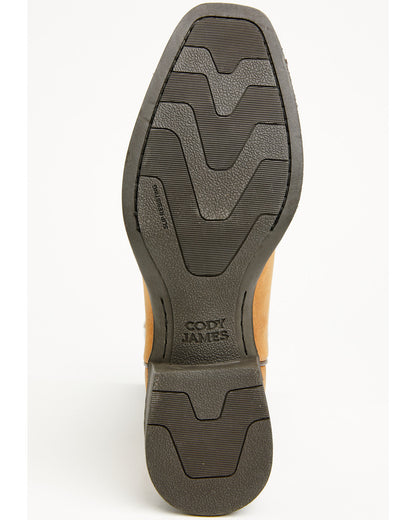 Ace™ Western Boots - Broad Square Toe Blue