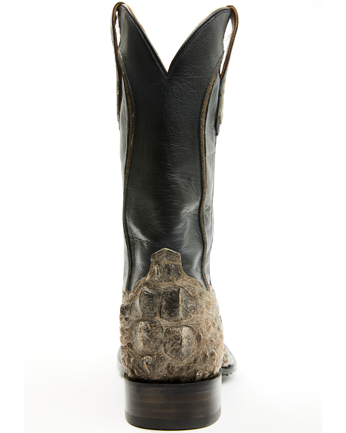 Black 1978® Men's Tillman Exotic Hornback Alligator Western Black