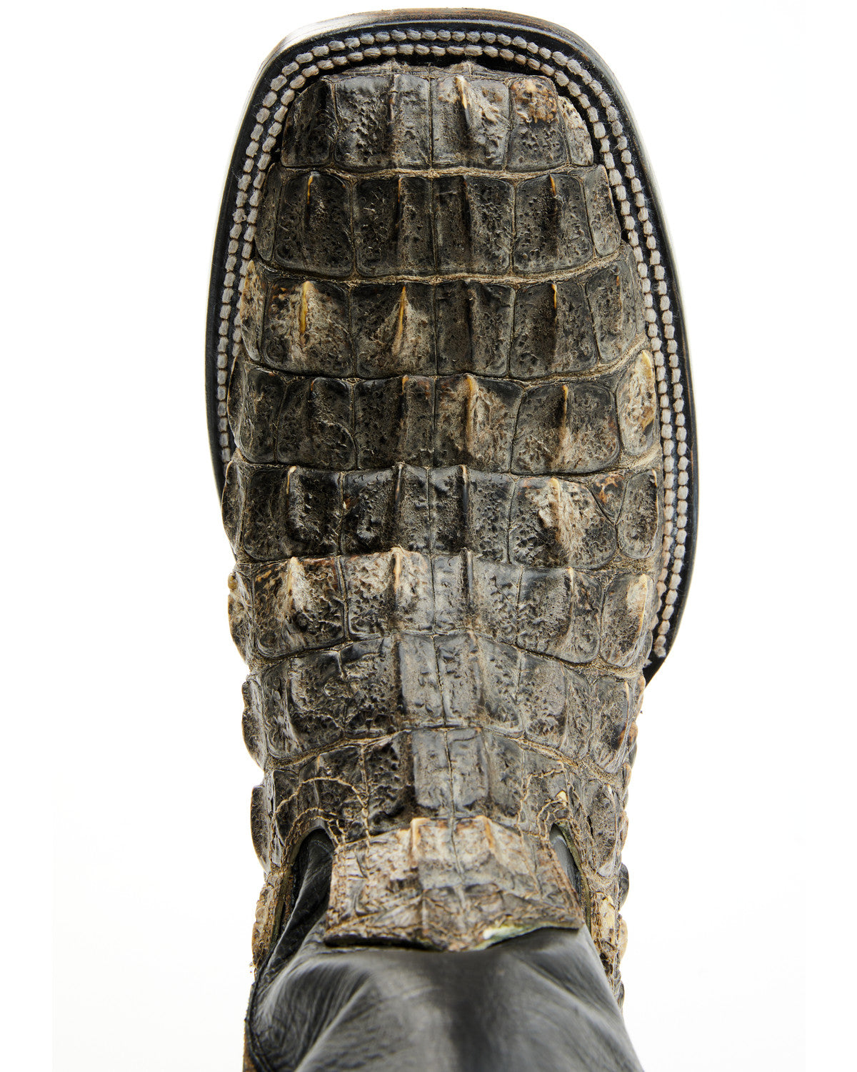 Black 1978® Men's Tillman Exotic Hornback Alligator Western Black