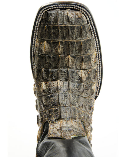 Black 1978® Men's Tillman Exotic Hornback Alligator Western Black