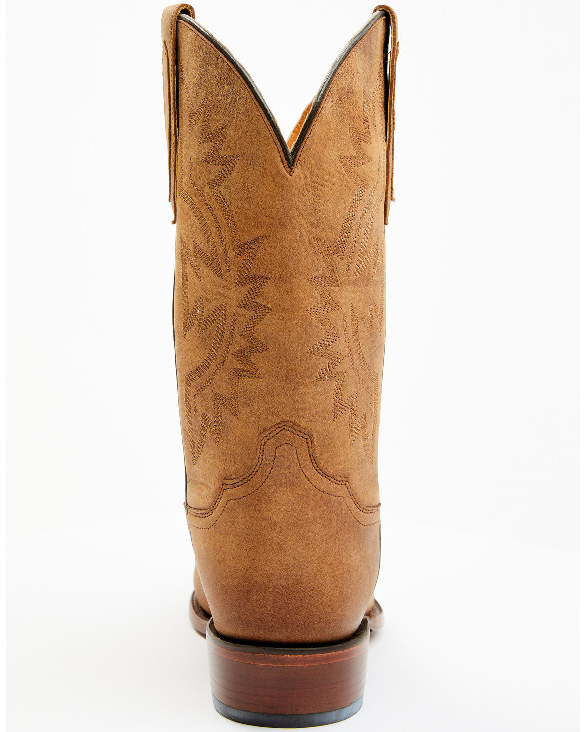 Men's Western Boots - Round Toe Tan
