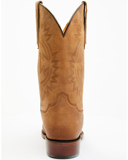 Men's Western Boots - Round Toe Tan
