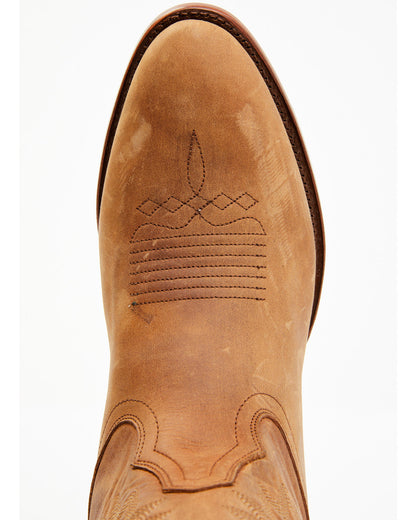 Men's Western Boots - Round Toe Tan