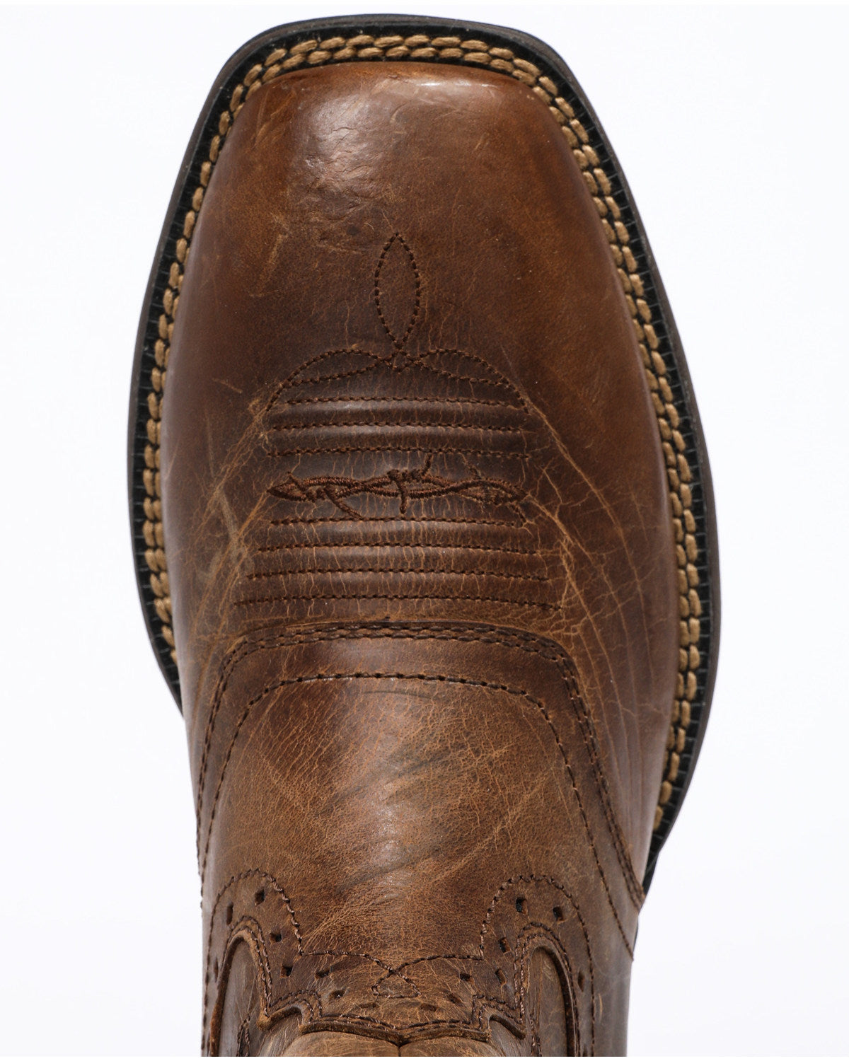 Men's Scratch American Flag Lite Performance Western Boots Brown