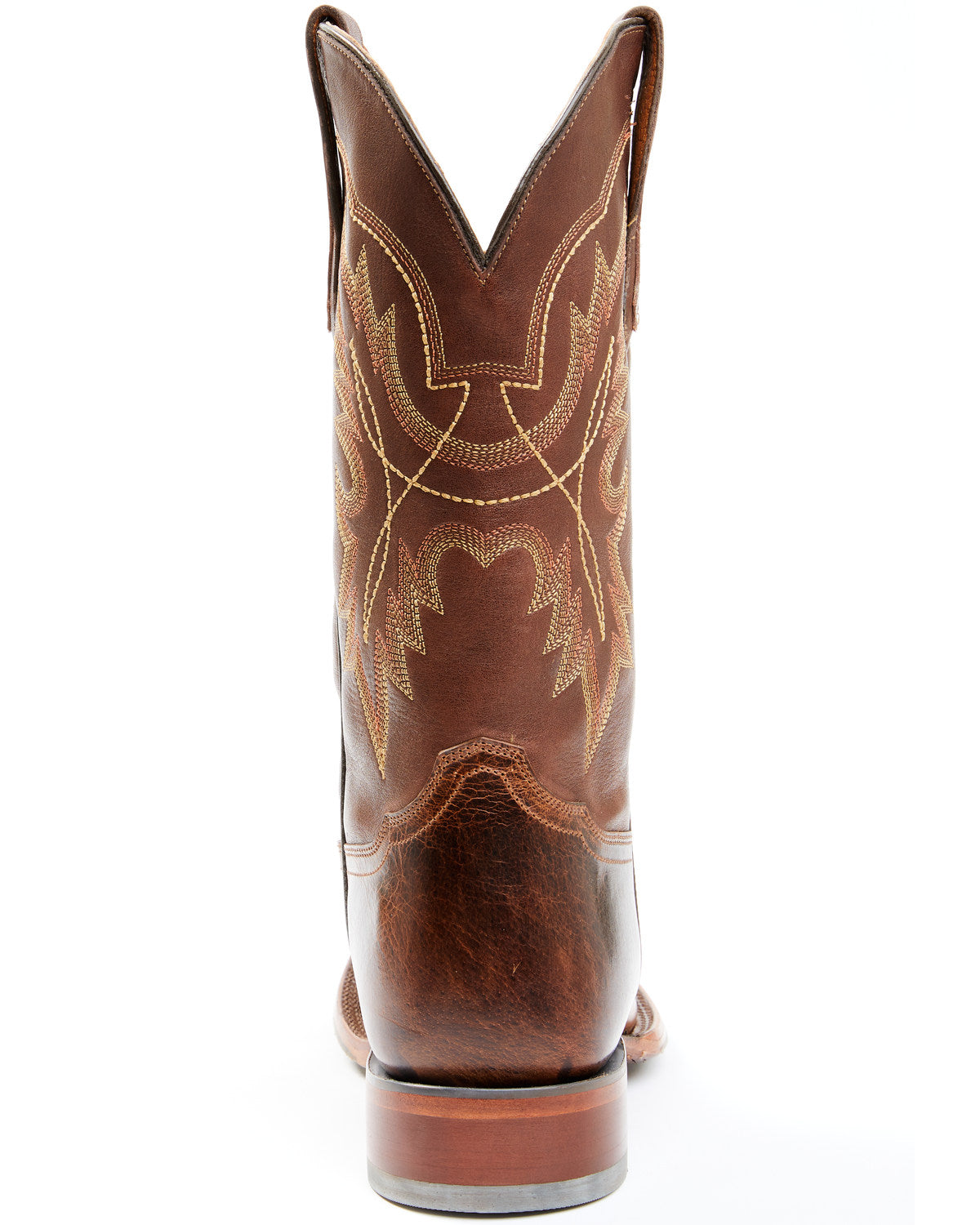 Men's Blue Collection Western Performance Boots - Broad Squ Brown