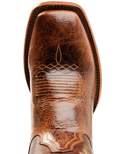 Men's Blue Collection Western Performance Boots - Broad Squ Brown