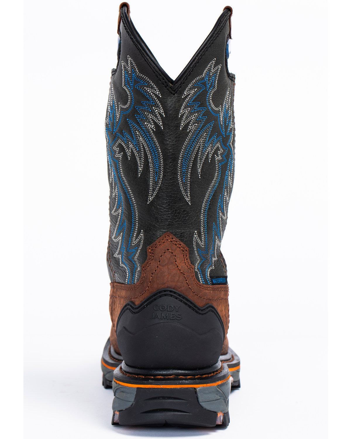 Men's 11" Decimator Waterproof Western Work Boots - Nano Co Brown