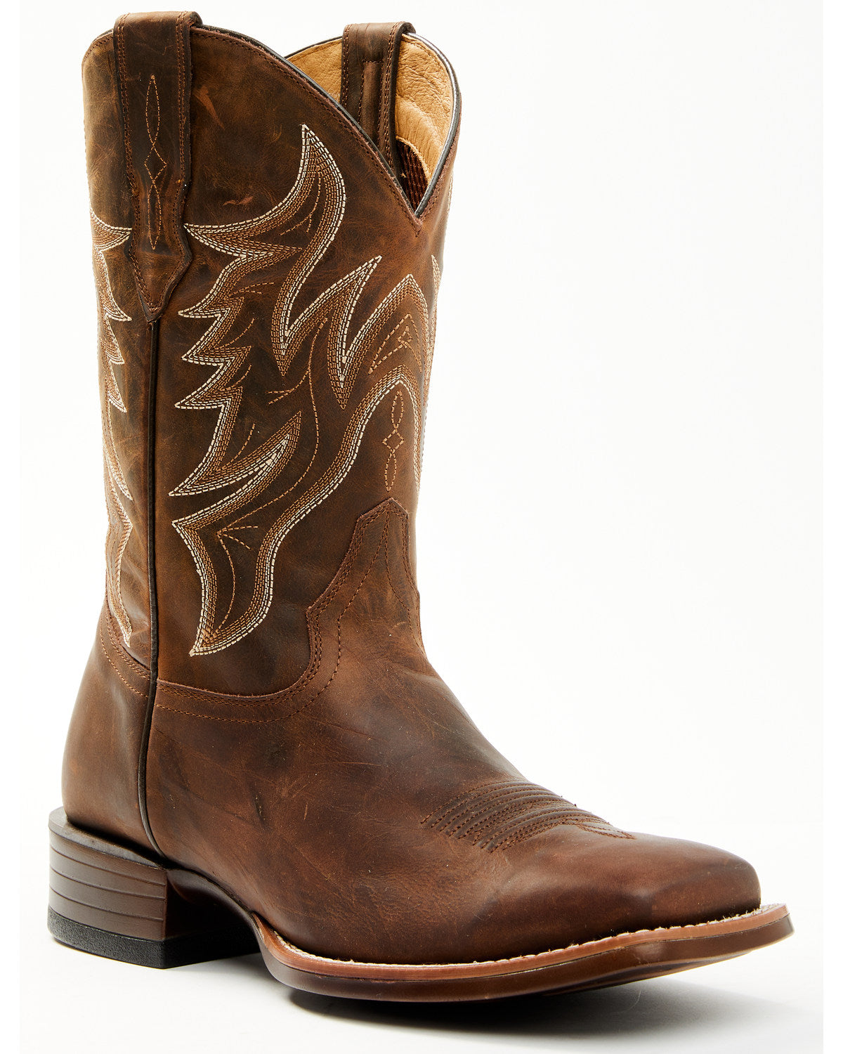 Men's Hoverfly Performance Western Boots - Broad Square Toe Tan