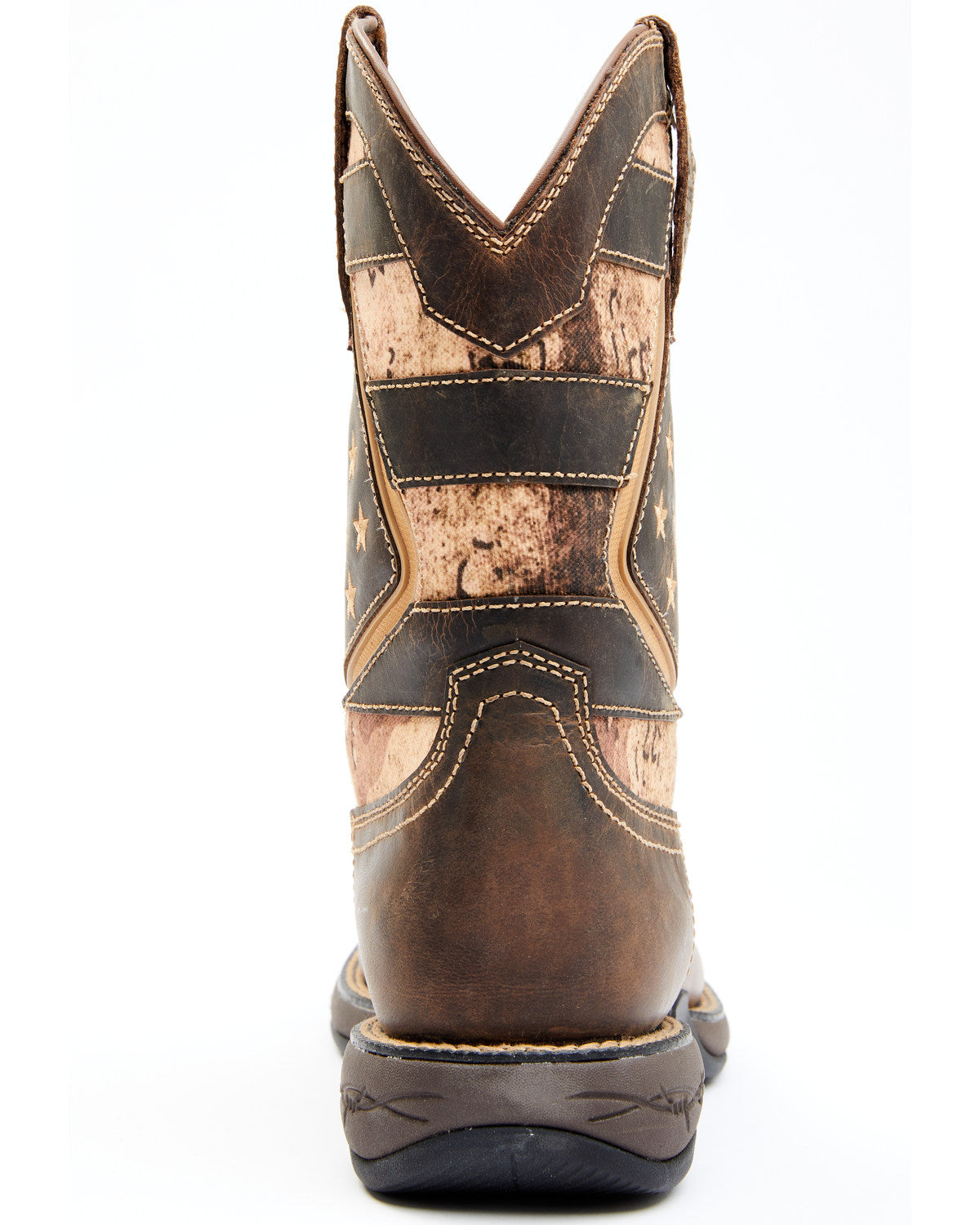 Men's ASE7 Star Lite Performance Western Boots - Broad Squa Brown