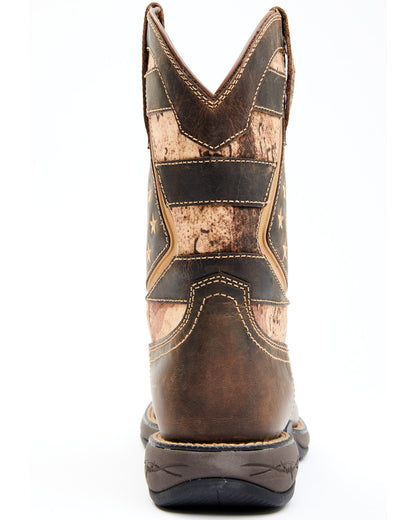 Men's ASE7 Star Lite Performance Western Boots - Broad Squa Brown