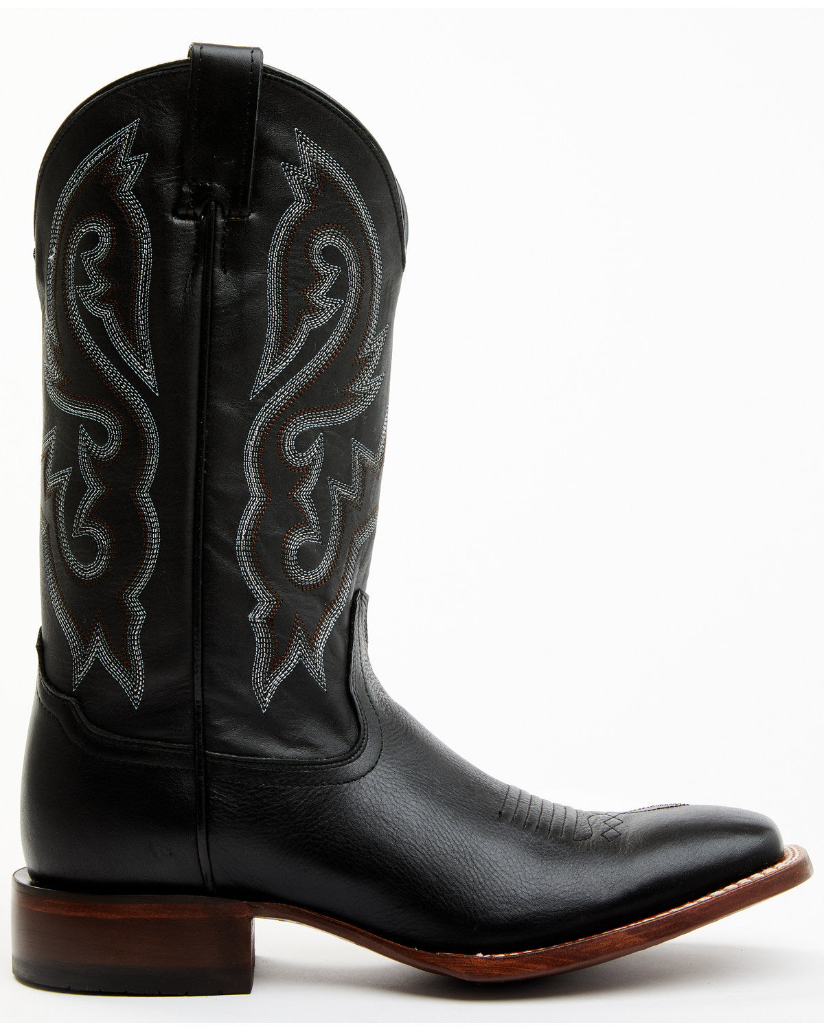 Men's Westley Stockman Boots - Broad Square Toe Black