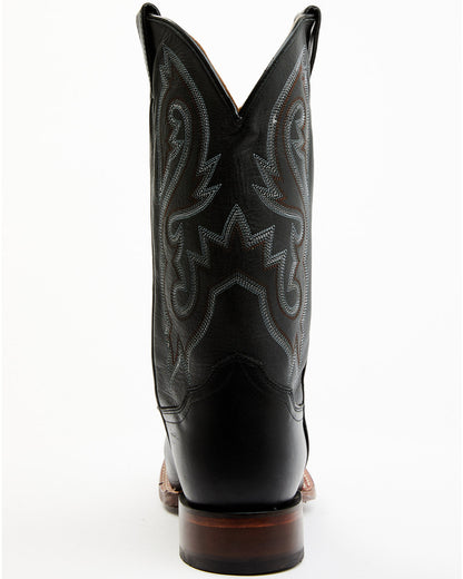 Men's Westley Stockman Boots - Broad Square Toe Black