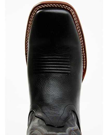 Men's Westley Stockman Boots - Broad Square Toe Black