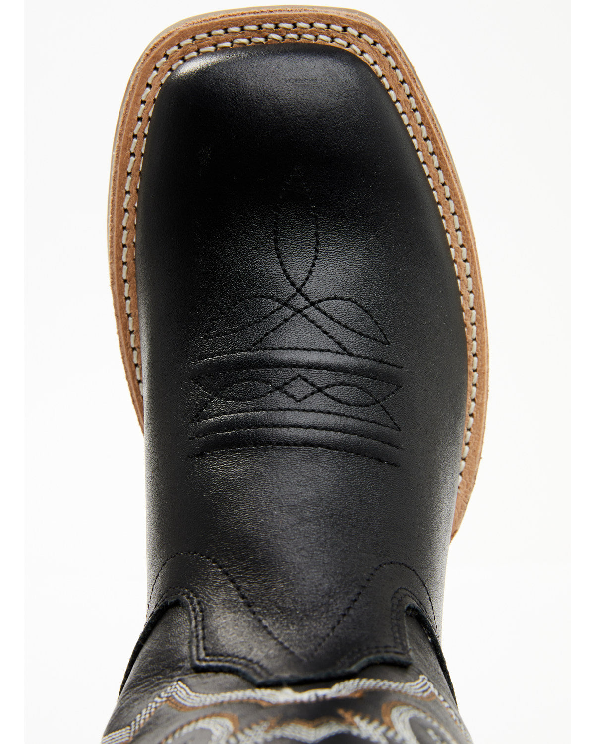 Boys' Little Westley Western Boots - Broad Square Toe Black