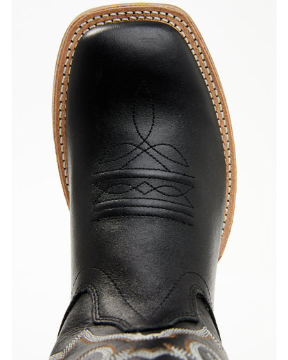 Boys' Little Westley Western Boots - Broad Square Toe Black