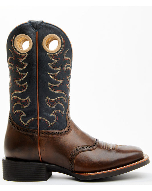 Men's Xero Gravity Gibson Saddle Vamp Western Performance B Brown