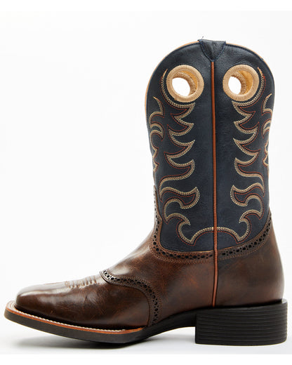 Men's Xero Gravity Gibson Saddle Vamp Western Performance B Brown