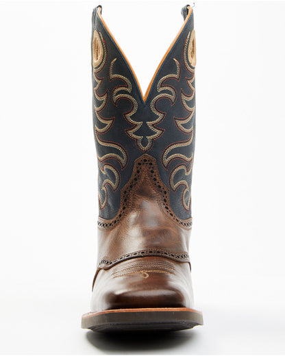 Men's Xero Gravity Gibson Saddle Vamp Western Performance B Brown