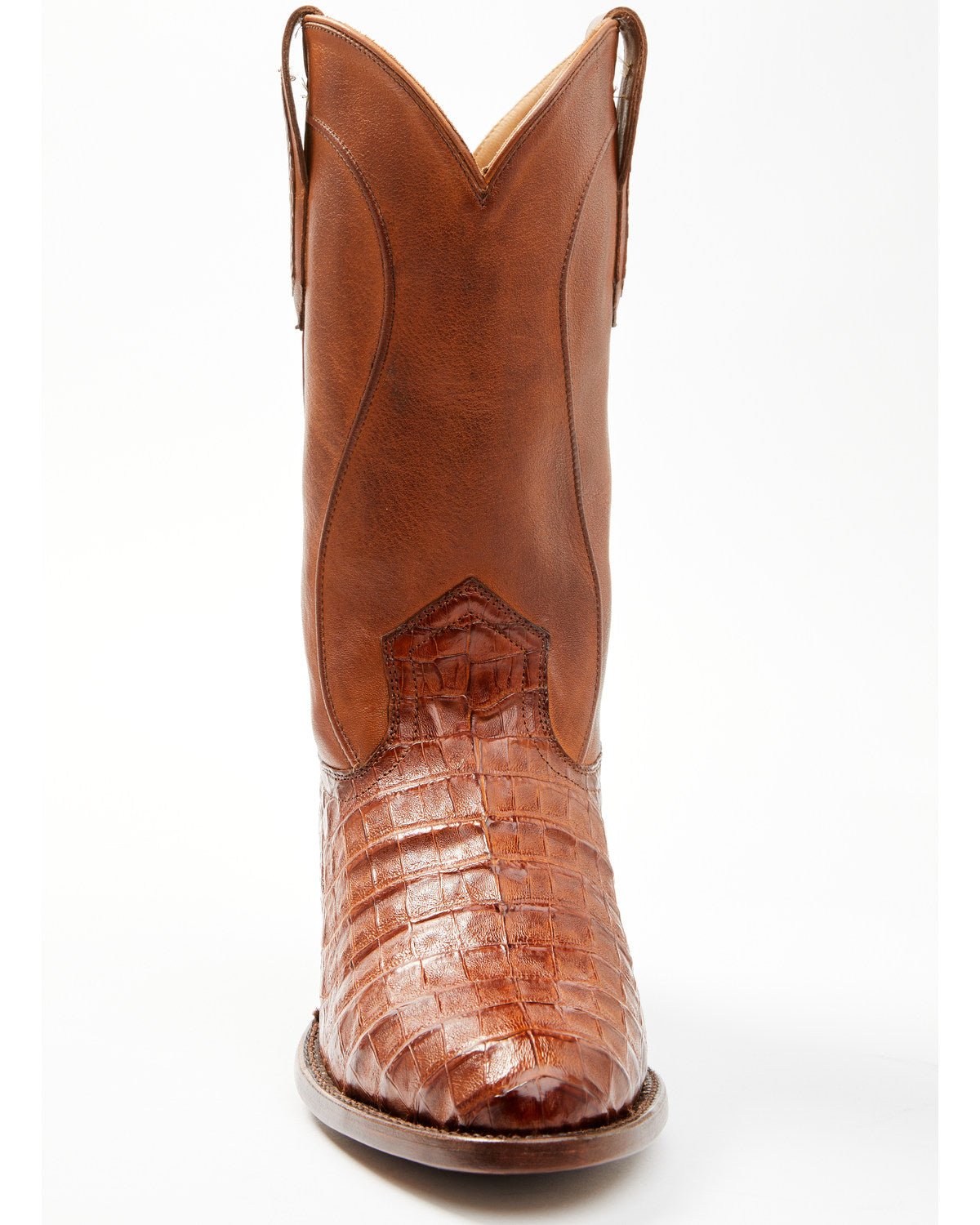 Black 1978® Men's Chapman Exotic Caiman Belly Western Boots Cognac