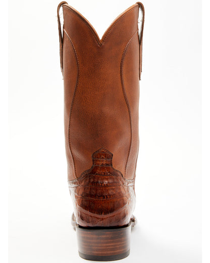 Black 1978® Men's Chapman Exotic Caiman Belly Western Boots Cognac
