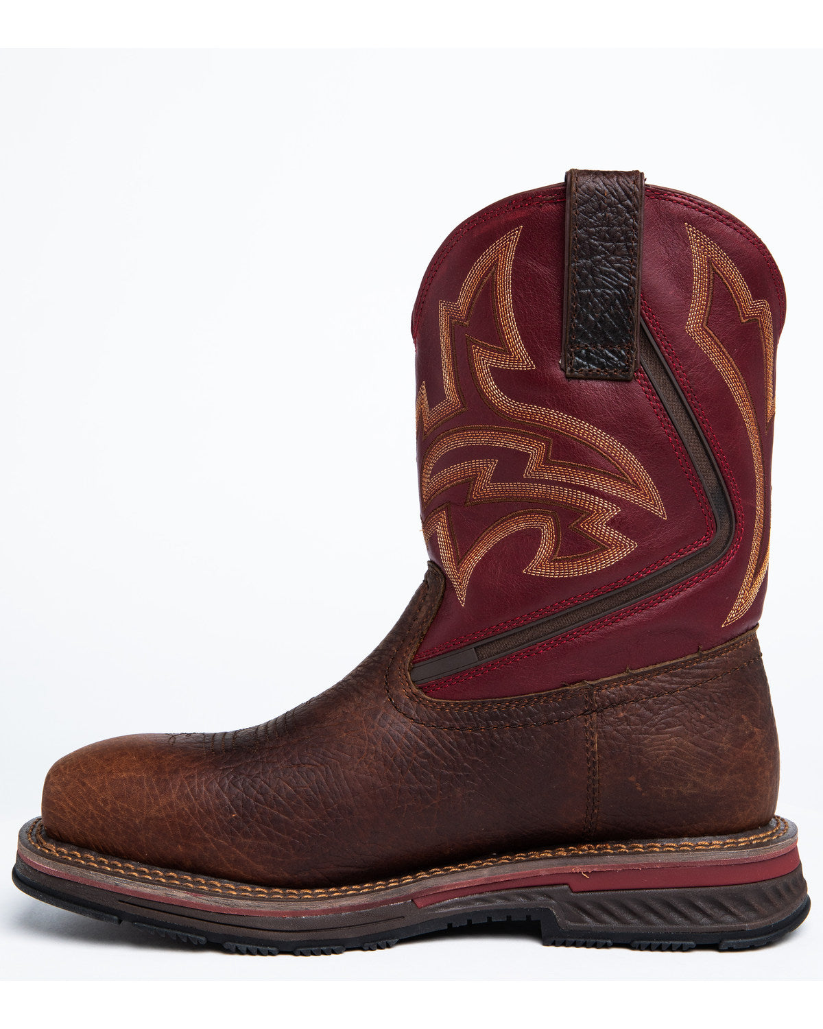 Men's 11" ASE7 Disruptor Waterproof Western Work Boots - Na Brown