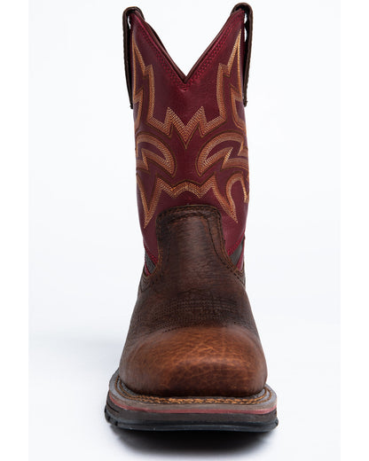 Men's 11" ASE7 Disruptor Waterproof Western Work Boots - Na Brown