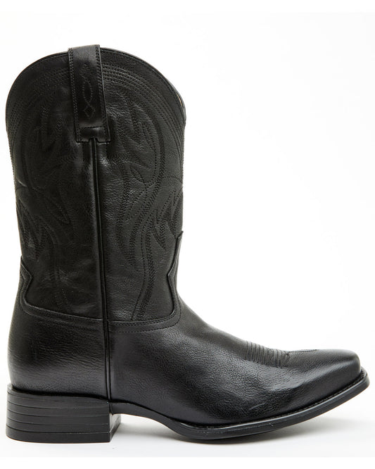 Men's Hoverfly Western Performance Boots - Square Toe Black