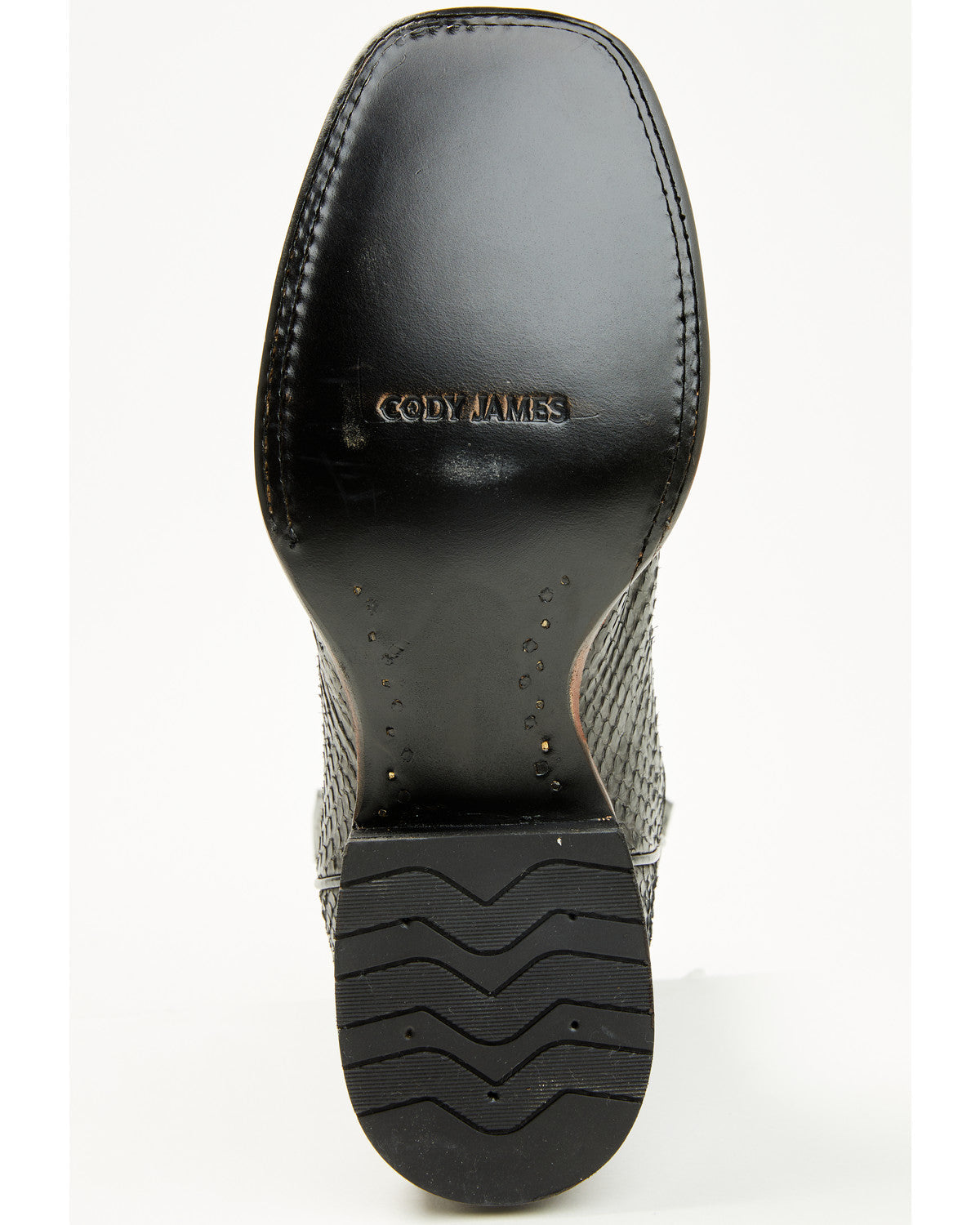 Men's Exotic Python Western Boots - Broad Square Toe Grey