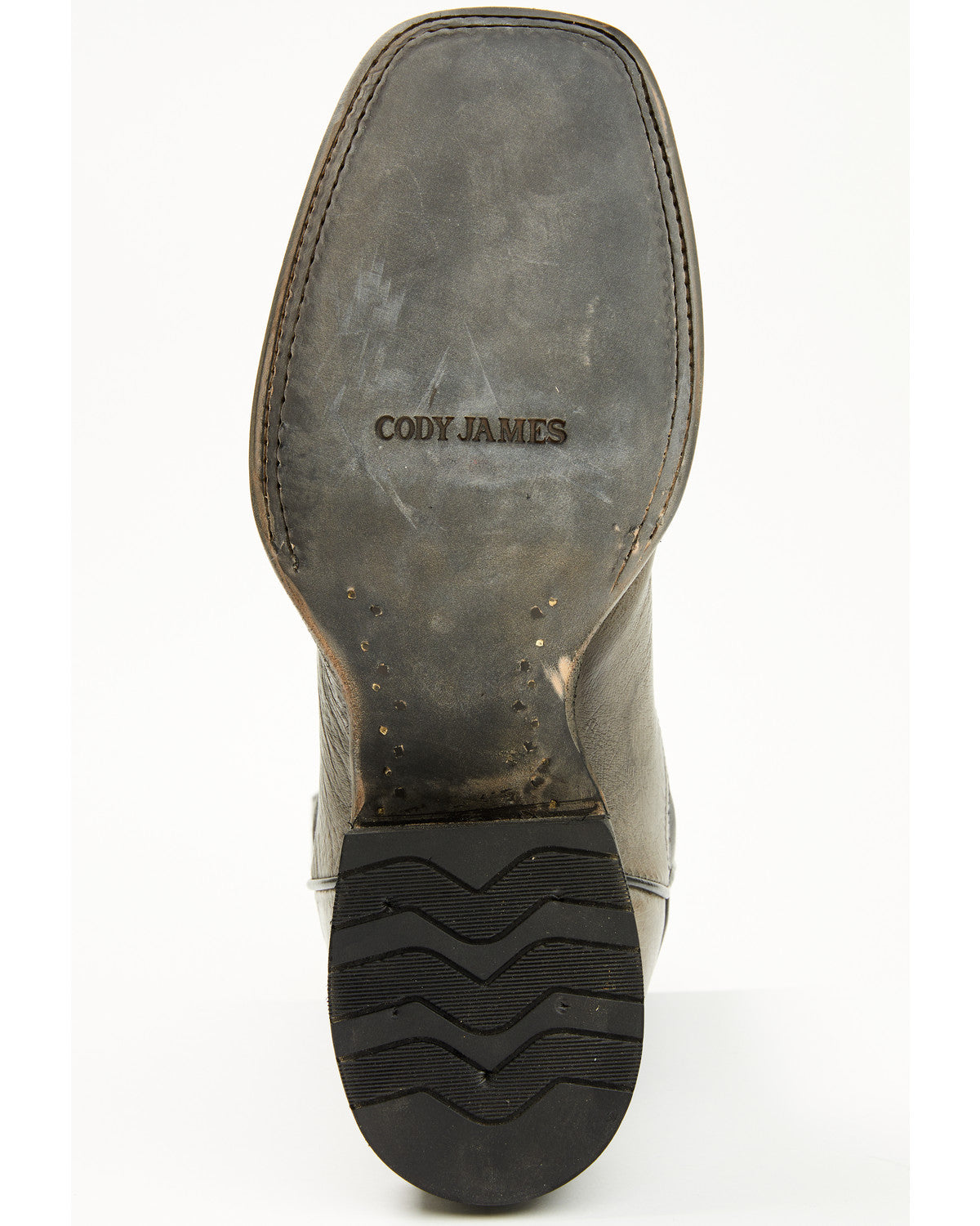 Men's Exotic Ostrich Belly Western Boots - Broad Square Toe Grey