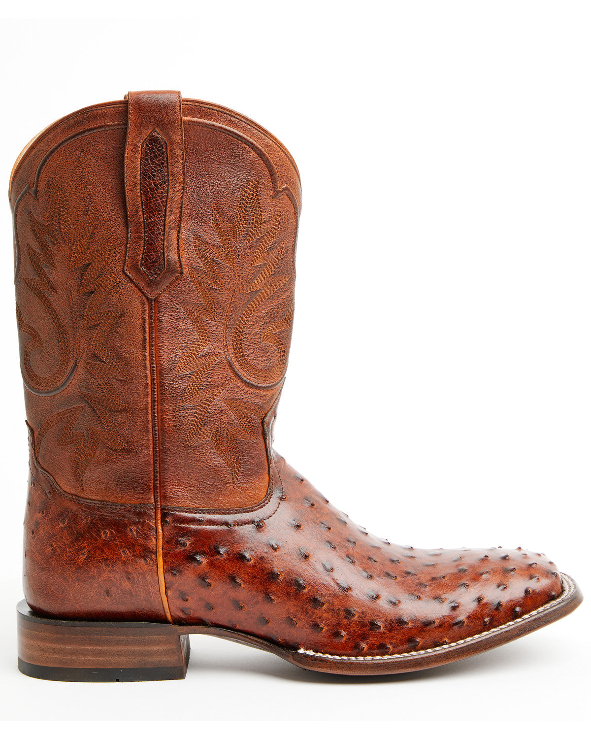 Black 1978® Men's The Hayward Exotic Full Quill Ostrich Wes Cognac