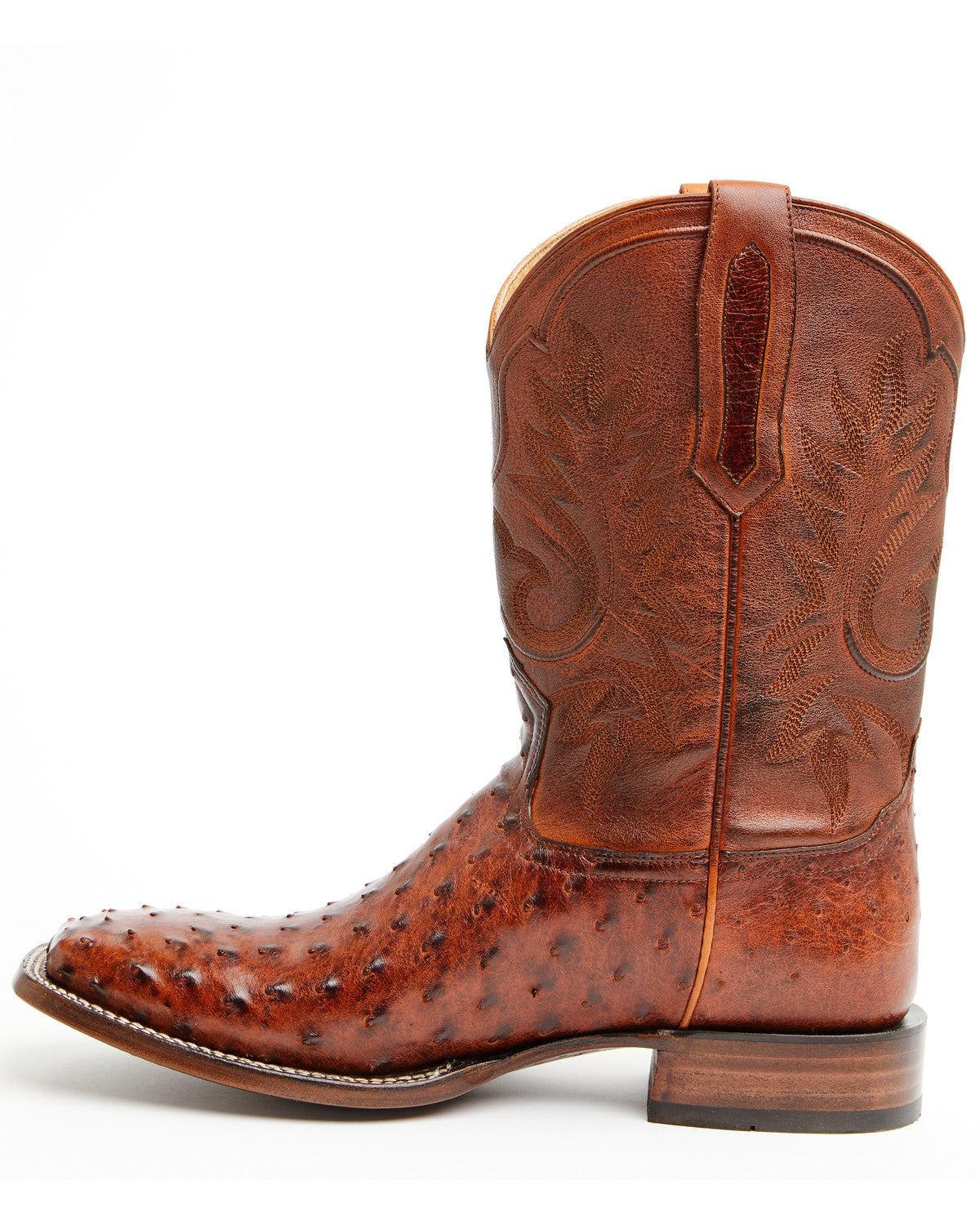 Black 1978® Men's The Hayward Exotic Full Quill Ostrich Wes Cognac
