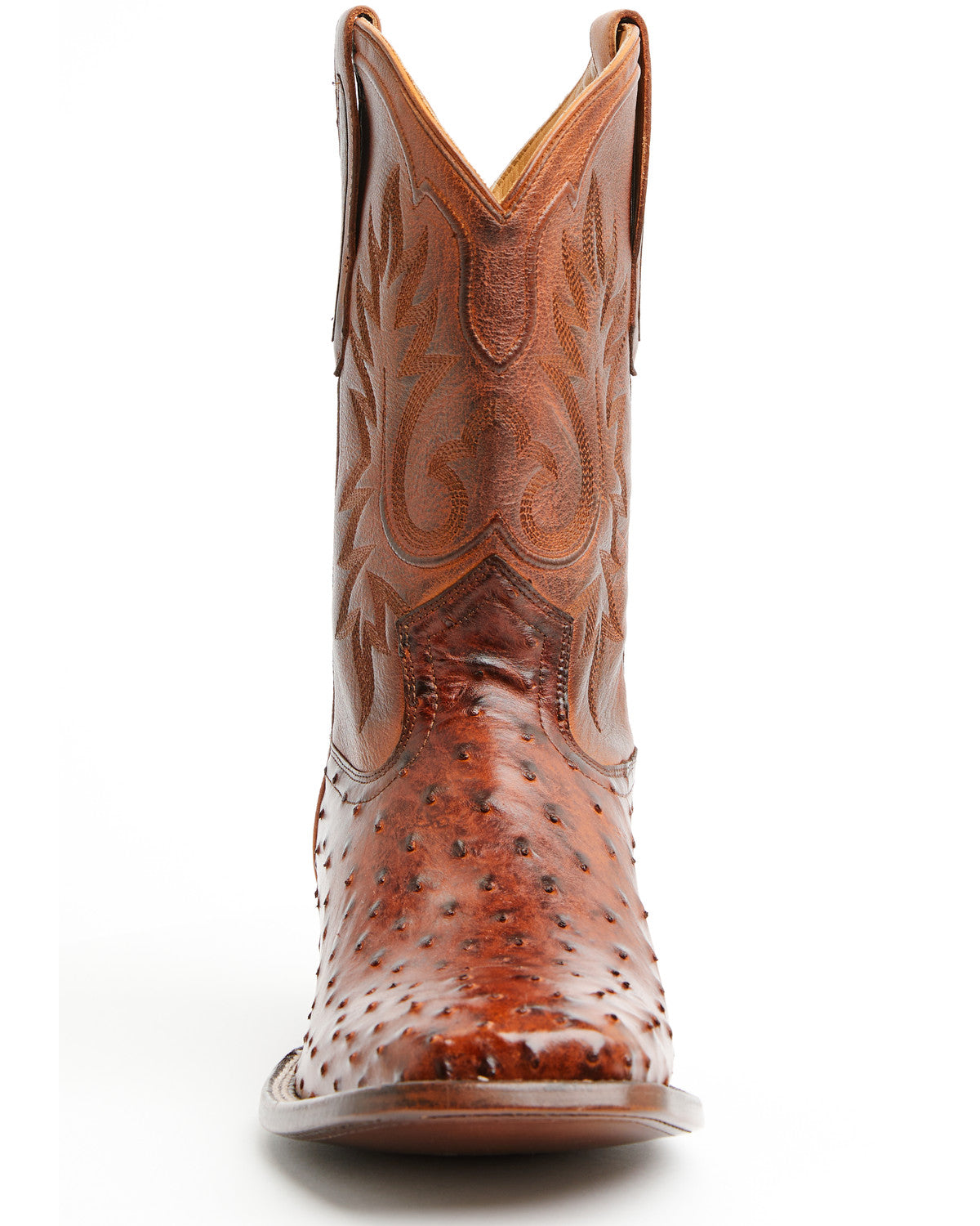Black 1978® Men's The Hayward Exotic Full Quill Ostrich Wes Cognac