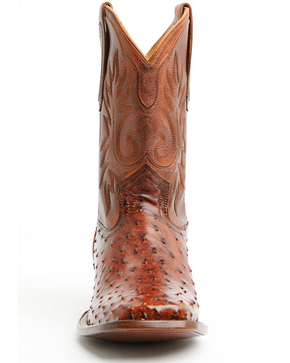 Black 1978® Men's The Hayward Exotic Full Quill Ostrich Wes Cognac